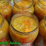 Słodko-kwaśna sałatka z pora ( na zimę )