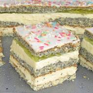 Ciasto makowo cytrynowe, makowiec z kremem cytrynowym, pyszne, łatwe i efektowne+FILM