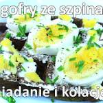 Przepis na szpinakowe keto gofry
