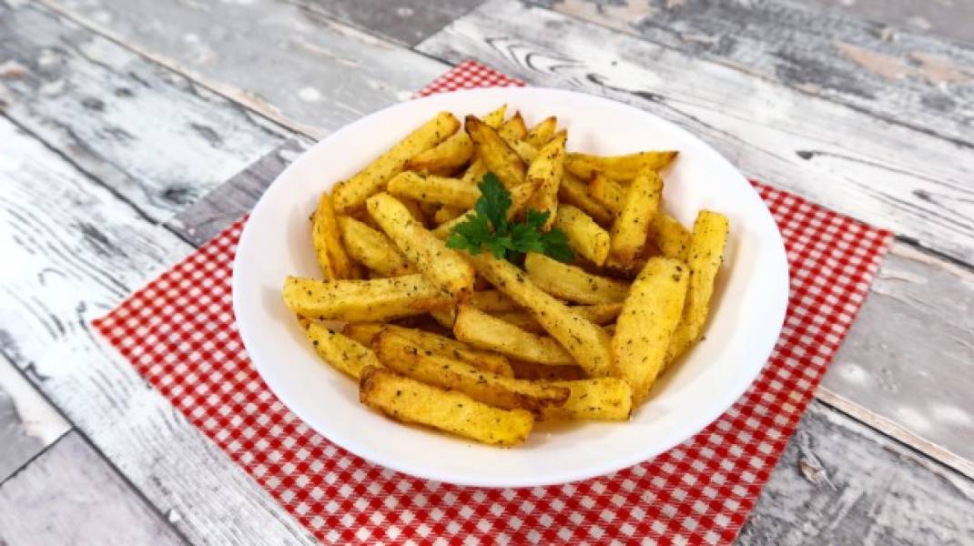 Frytki z air fryer + film