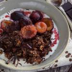 Owsianka z patelni czoko-śliwka