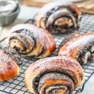 Drożdżówki z makiem - makowczyki