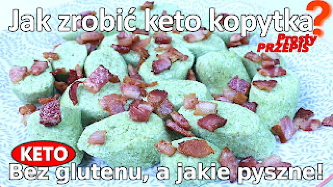 Przepis na kluski/kopytka niskowęglowodanowe