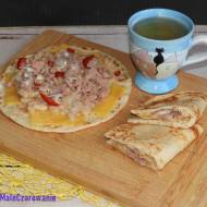 Placek z fasolą i tuńczykiem