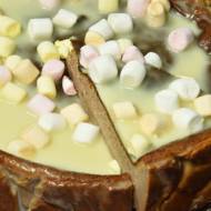 Sernik s'mores z piankami