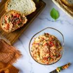 Pasta z makreli z pieczoną papryką