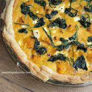 Tarta dyniowa ze szpinakiem i fetą