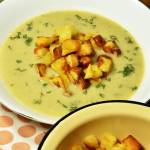 Krem z kiszonego pora