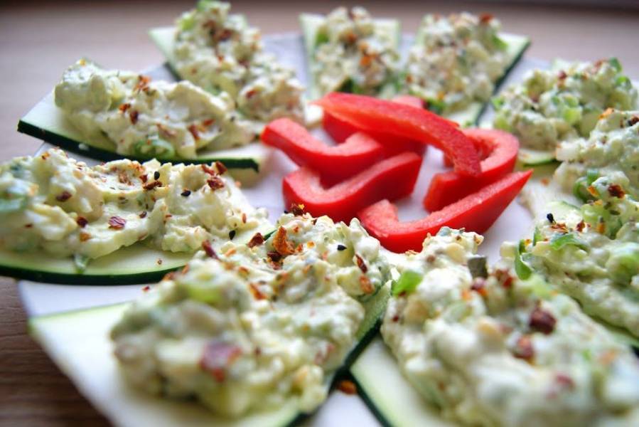 Pasta z jajek i awokado