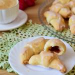 Krucho drożdżowe rogaliki- najprostsze!