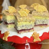 Delicja makowo - orzechowa