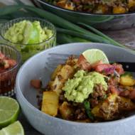 Chrupiące ziemniaki po meksykańsku