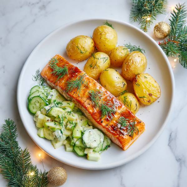 Łosoś pieczony w miodzie i cytrynie