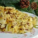 ŁAZANKI Z KISZONĄ KAPUSTĄ I GRZYBAMI  +  FILMIK