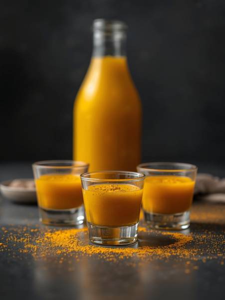 Shot z imbiru i kurkumy