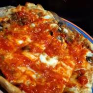 szybka a'la pizza z francuskiego ciasta z airfryer...