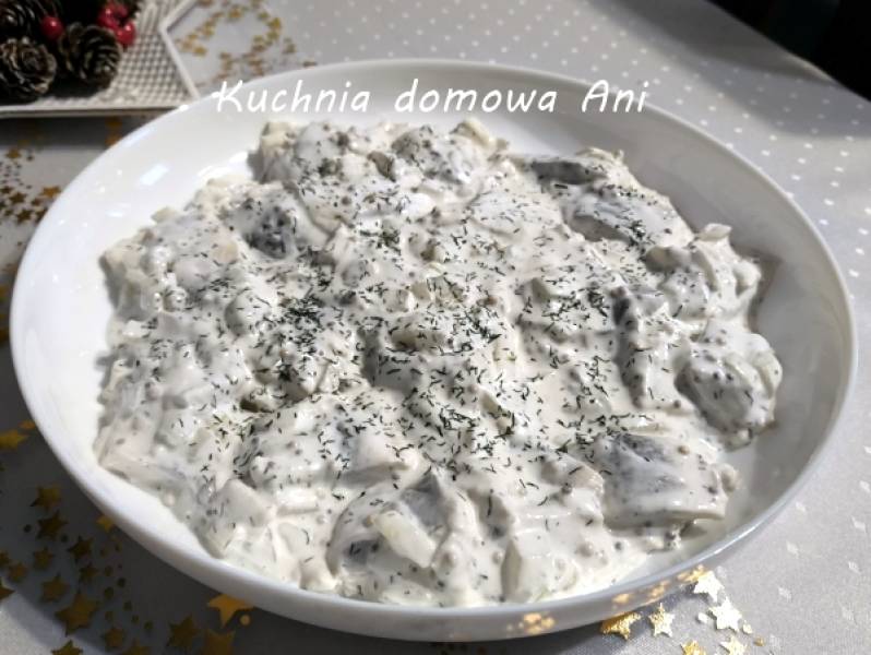 Śledzie w sosie jogurtowo-musztardowym