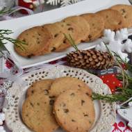 Maślane ciasteczka z czekoladą i kokosem