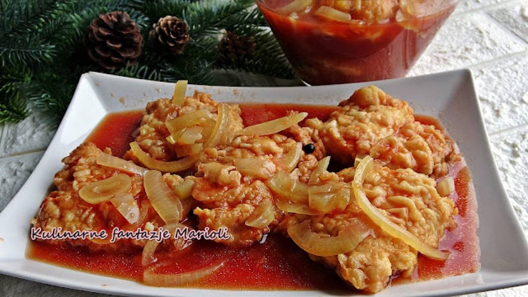 RYBA W ZALEWIE OCTOWO - POMIDOROWEJ  +  FILMIK