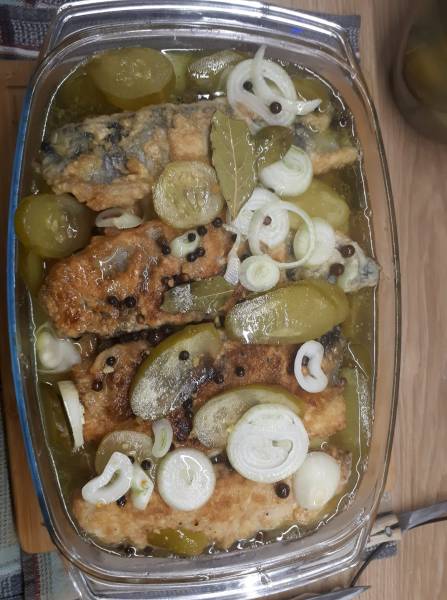 Śledzie smażone w zalewie