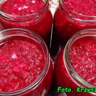 Sałatka buraczkowa z jabłkami ( na zimę ).