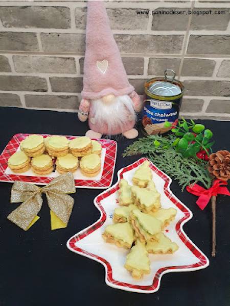 CIASTKA WARSZAWSKIE Z KREMEM CHAŁWOWYM