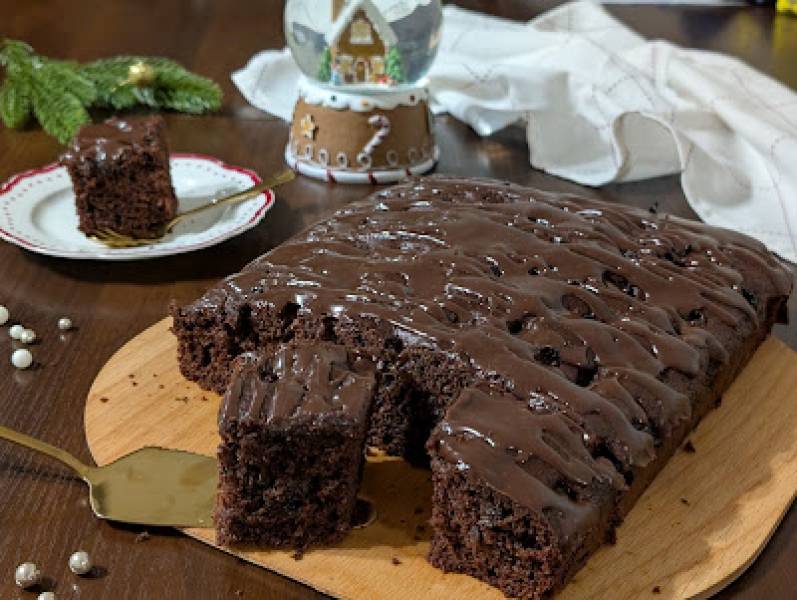 Ciasto czekoladowe pachnące piernikiem