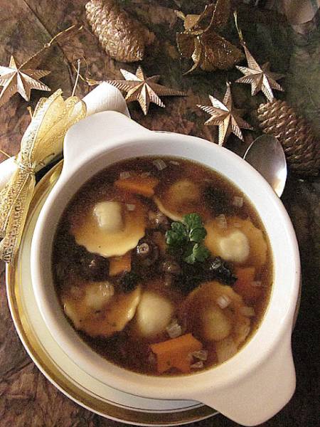 Wigilijna zupa grzybowa