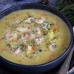 Kremowa zupa rybna