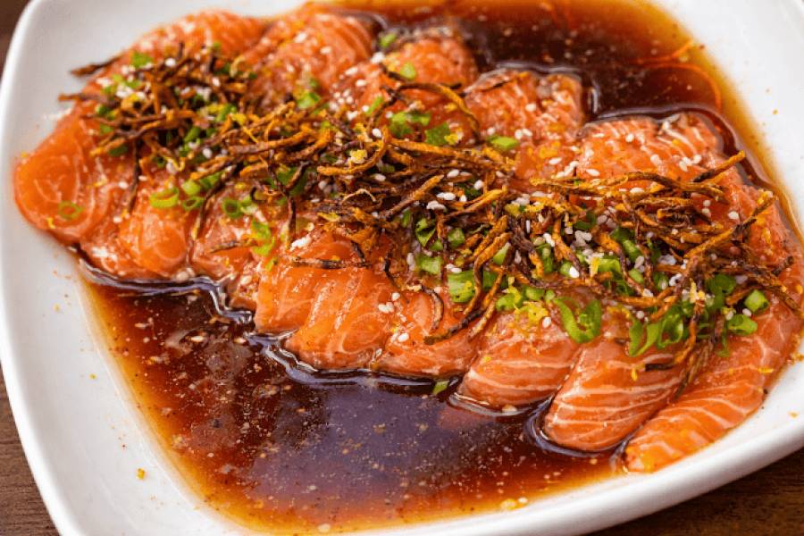 Łosoś crudo - pyszna przekąska