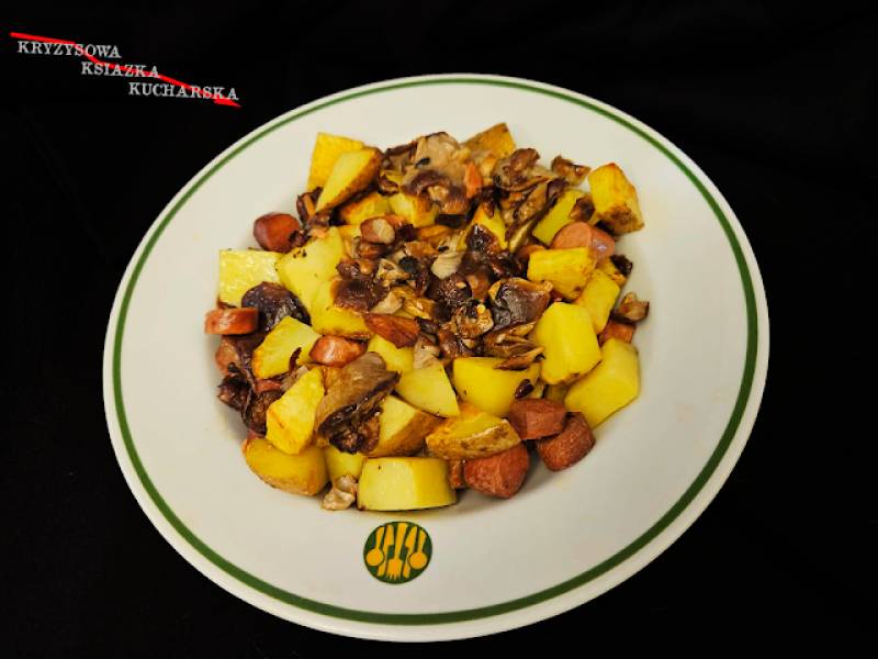 Płomiennica z patelni z ziemniakami