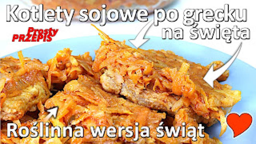 Przepis na kotlety sojowe po grecku