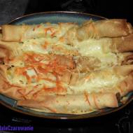 Naleśniki z mięsem i pieczarkami