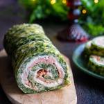 Rolada serowo-szpinakowa z łososiem