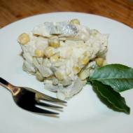 Sałatka śledziowa z chrzanem