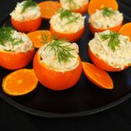 MANDARYNKI NADZIEWANE KREWETKAMI I SERKIEM KREMOWYM