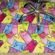 Mata winylowa pod krzesło do pokoju dziecka – ochrona podłogi i porządek przy biurku