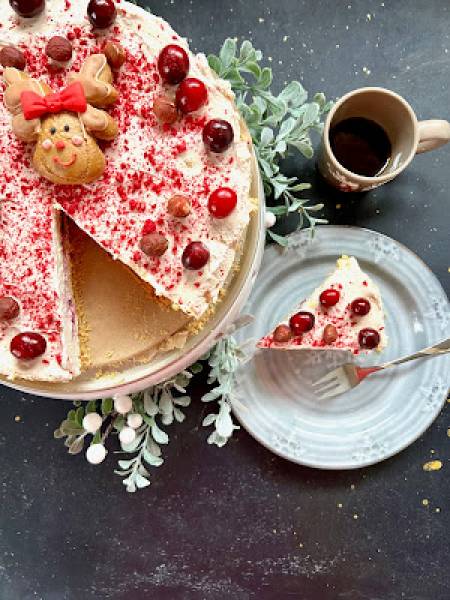 Sernik na zimno - orzech laskowy