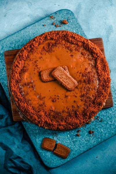 Sernik Biscoff Lotus (sernik ciasteczkowy)