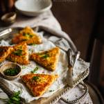 Krokiety z tofu, cheddarem i kimchi