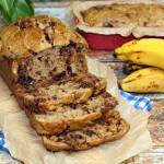 Prosty chlebek bananowy z czekoladą