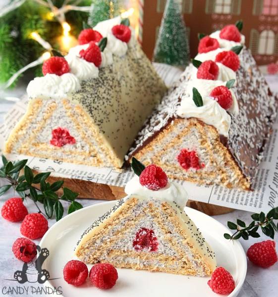 Chatka z makiem - ciasto bez pieczenia