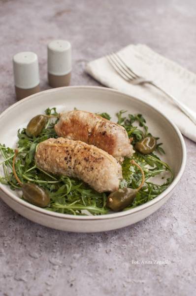 Roladki drobiowe po włosku