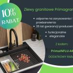 Kod rabatowy PrimaINFLU-AM – aktualna zniżka na zlewozmywaki Primagran