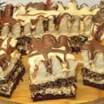 Pyszne i efektowne  ciasto GÓRA LODOWA Z ORZECHOWĄ WKŁADKĄ +FILM