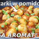 Przepis na pieczarki w pomidorach