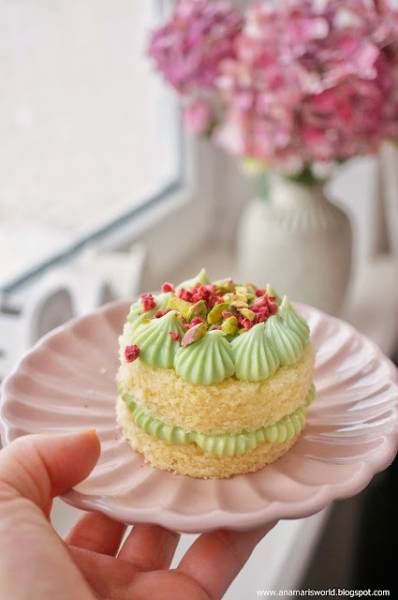 Mini torciki cytrynowo-pistacjowe