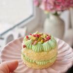 Mini torciki cytrynowo-pistacjowe