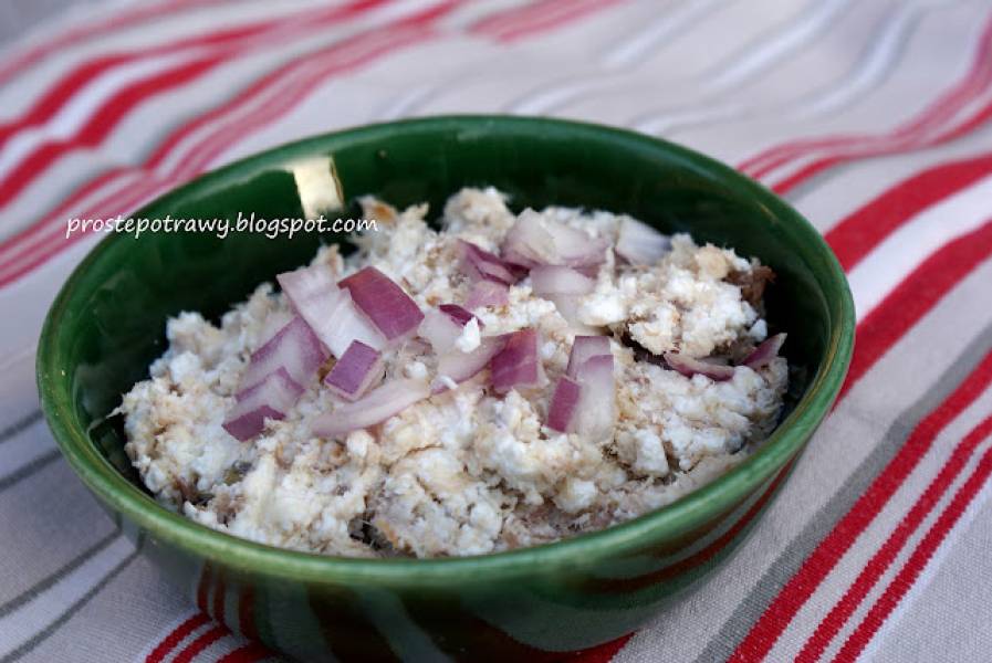 Pasta z makreli z białym serem