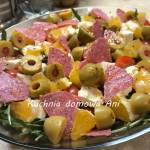 Sałatka z rukolą i pomarańczą